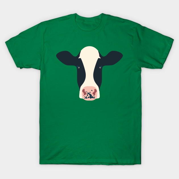 Dairy Cows (Amber) T-Shirt by Cascade Patterns